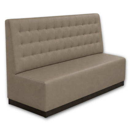 Horeca-Eetbank-Napoli-Kunstleer-Taupe-200-cm