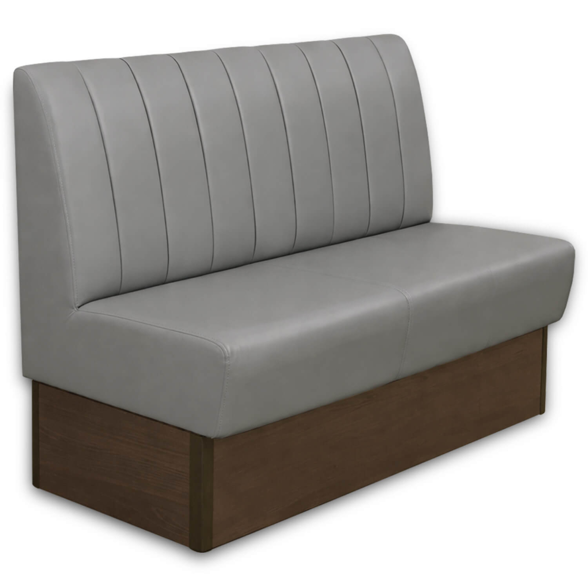 Horeca-Eetbank-Safran-140-cm-Kunstleer-Grijs