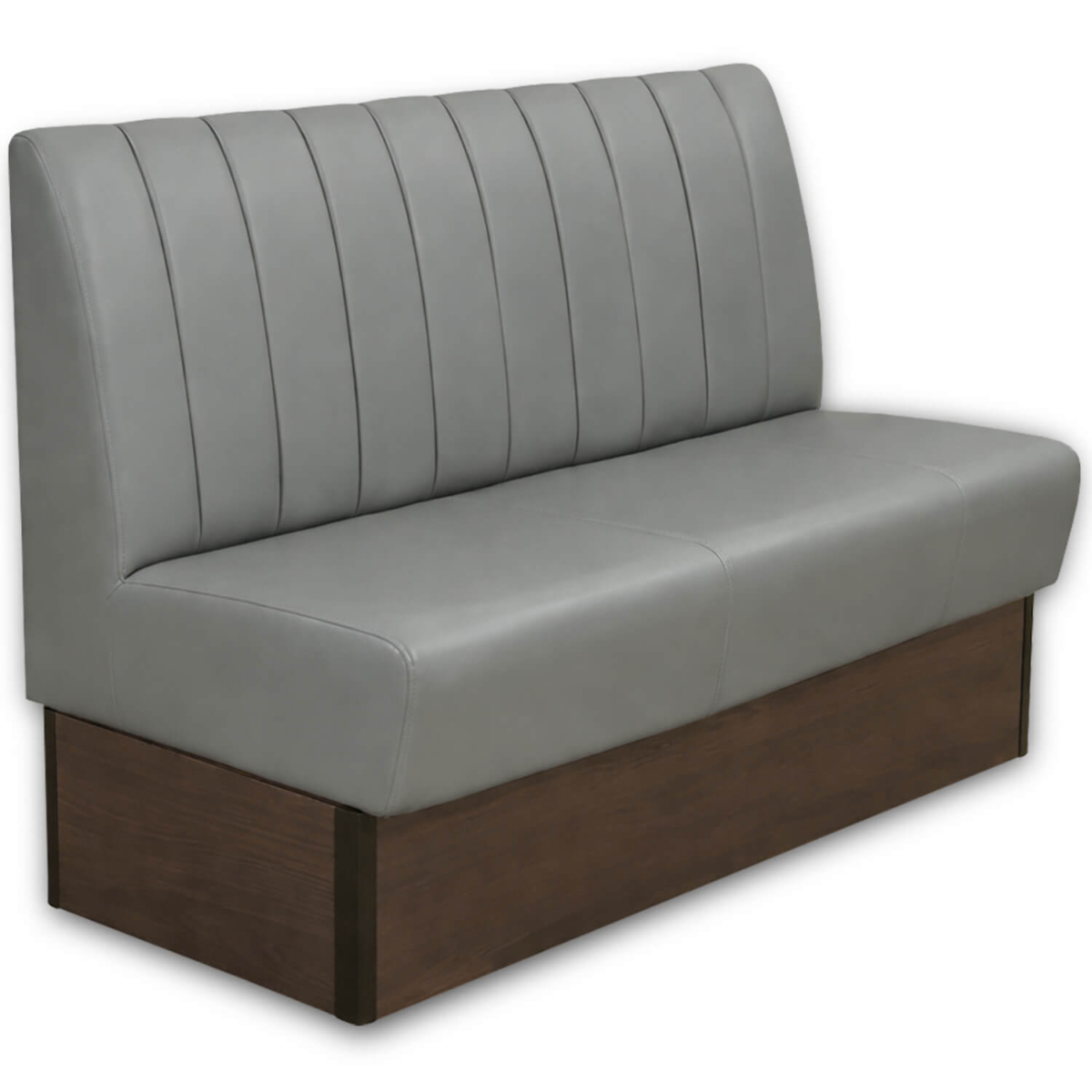 Horeca-Eetbank-Safran-150-cm-Kunstleer-Grijs