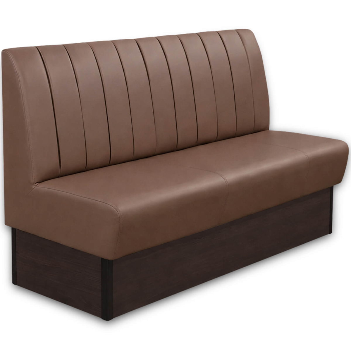 Horeca-Eetbank-Safran-160-cm-Kunstleer-Taupe