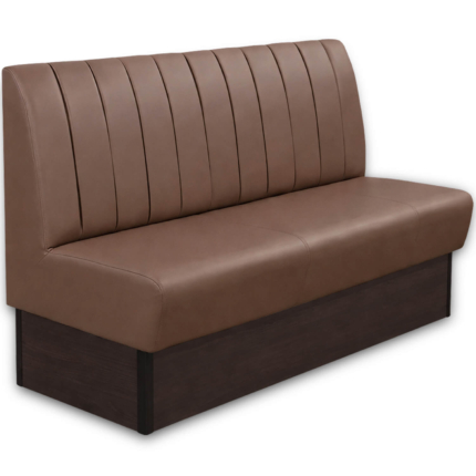 Horeca-Eetbank-Safran-160-cm-Kunstleer-Taupe