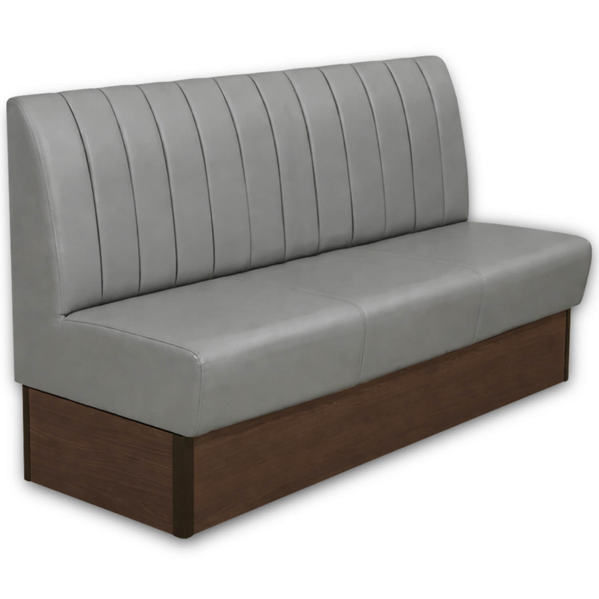 Horeca-Eetbank-Safran-180-cm-Kunstleer-Grijs