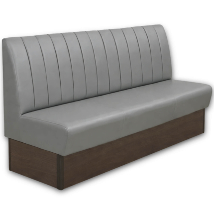 Horeca-Eetbank-Safran-200-cm-Kunstleer-Grijs