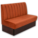 Horeca-Eetbank-Safran-Velvet-Fluweel-Roest-140-cm