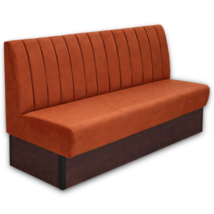 Horeca-Eetbank-Safran-Velvet-Fluweel-Roest-200-cm