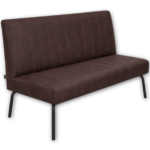 Horeca-Eetbank-Themis-Microvezel-Bruin-150-cm
