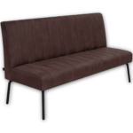 Horeca-Eetbank-Themis-Microvezel-Bruin-180-cm