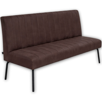 Horeca-Eetbank-Themis-Microvezel-Bruin-180-cm