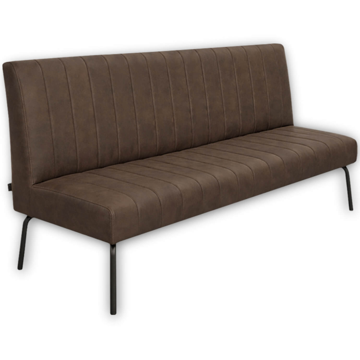 Horeca-Eetbank-Themis-Microvezel-Olijf-200-cm