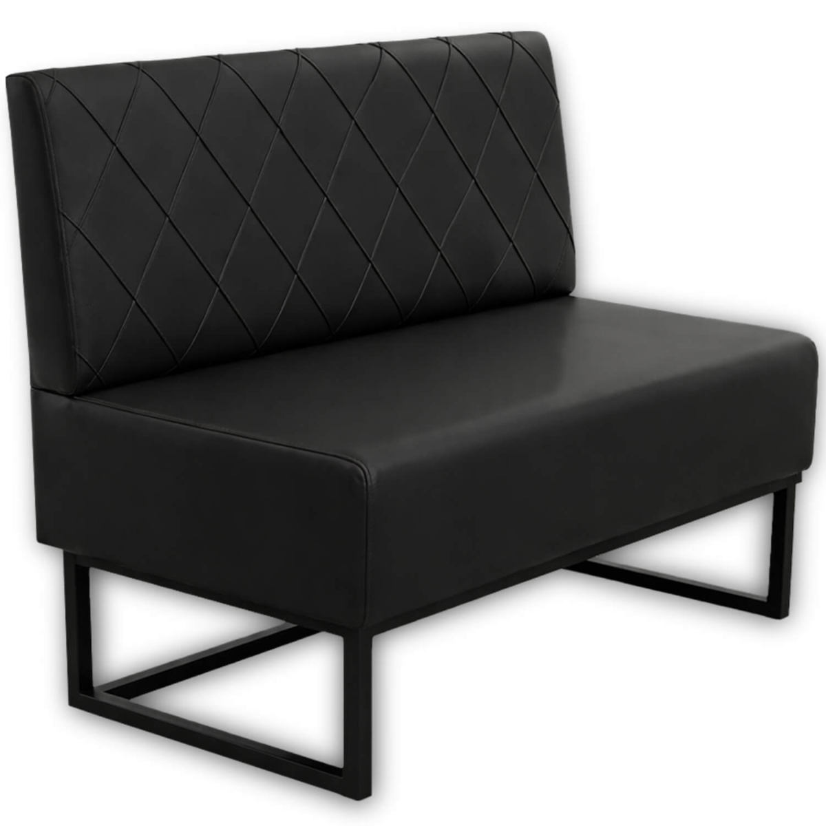 Horeca-Eetbank-Troje-Kunstleer-Zwart-120-cm Horeca-Eetbank-Troje-Kunstleer-Zwart-120-cm