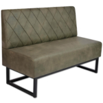 Horeca-Eetbank-Troje-Vintage-Microvezel-Olijf-140-cm