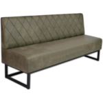 Horeca-Eetbank-Troje-Vintage-Microvezel-Olijf-200-cm