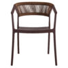 Terrasstoel-CECILE-Armleuning-Stapelbaar-Bruin-Kunststof-Touw-V