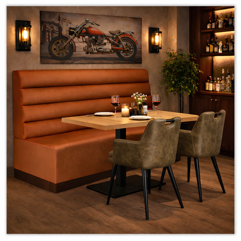 Horeca-Eetbank-Set-SCURO-Cognac-Microvezel