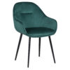 Horeca-Armstoel-OSLO-Groen-VelvetFluweel