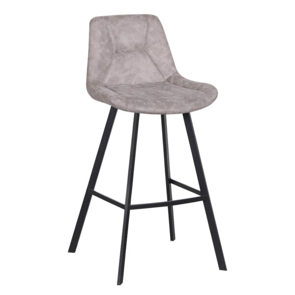 Horeca-Metalen-Barstoel-CARMEN-Pebble-Vintage-Microvezel