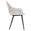 Horeca-Armstoel-CAMILLE-Creme-Velvet-Fluweel-Z