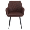 Horeca-Armstoel-LUXOR-Bruin-Kunstleer-PU-V