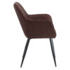 Horeca-Armstoel-LUXOR-Bruin-Kunstleer-PU-Z