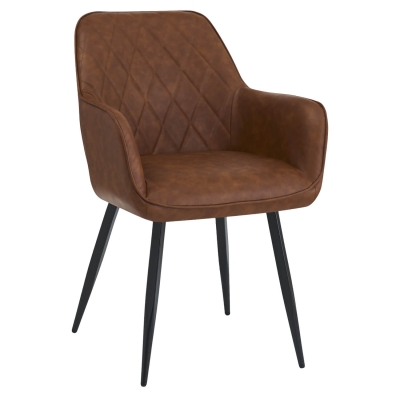 Horeca-Armstoel-LUXOR-Mocca-Kunstleer-PU