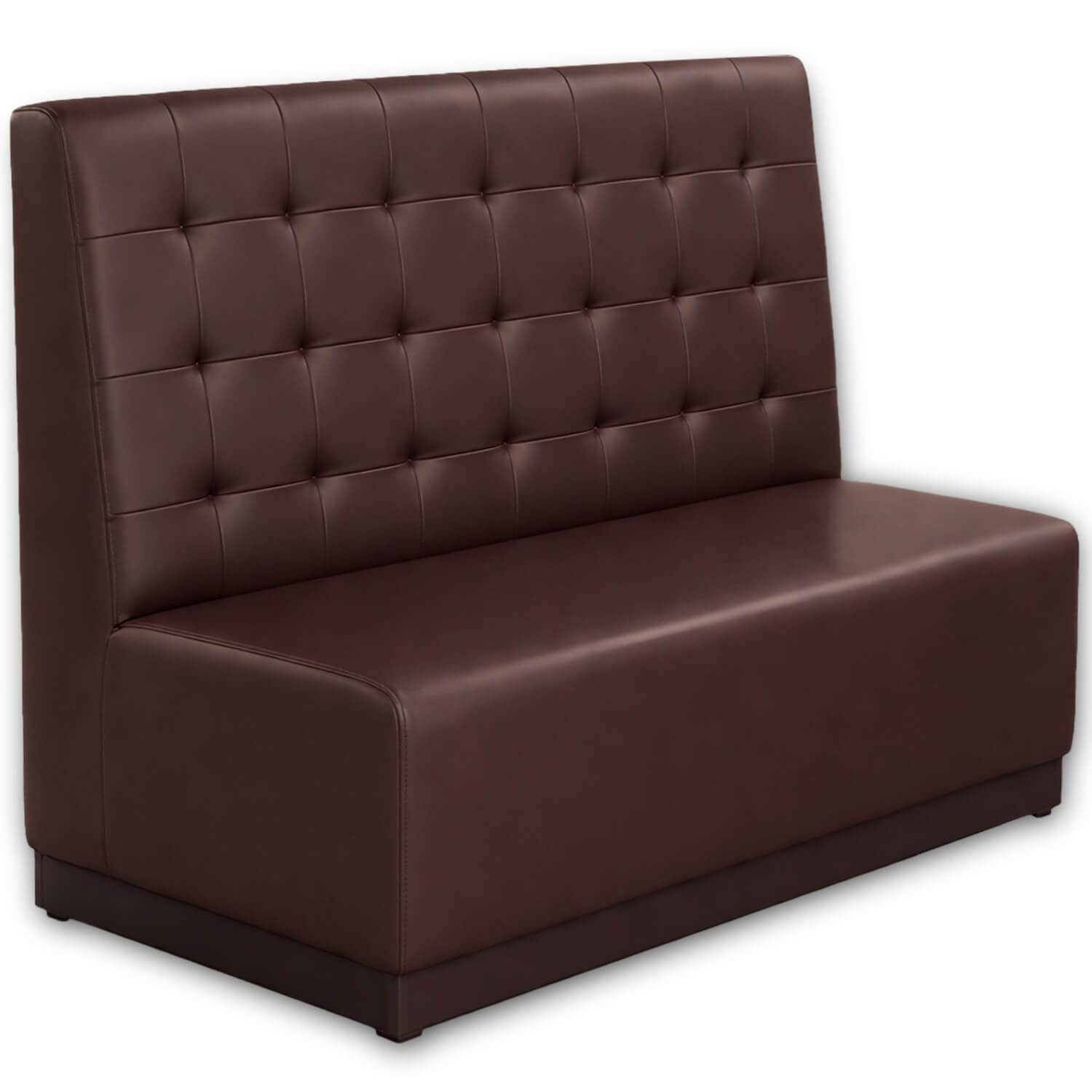 Horeca-Eetbank-Napoli-Kunstleer-Bruin-140-cm Horeca-Eetbank-Napoli-Kunstleer-Bruin-140-cm