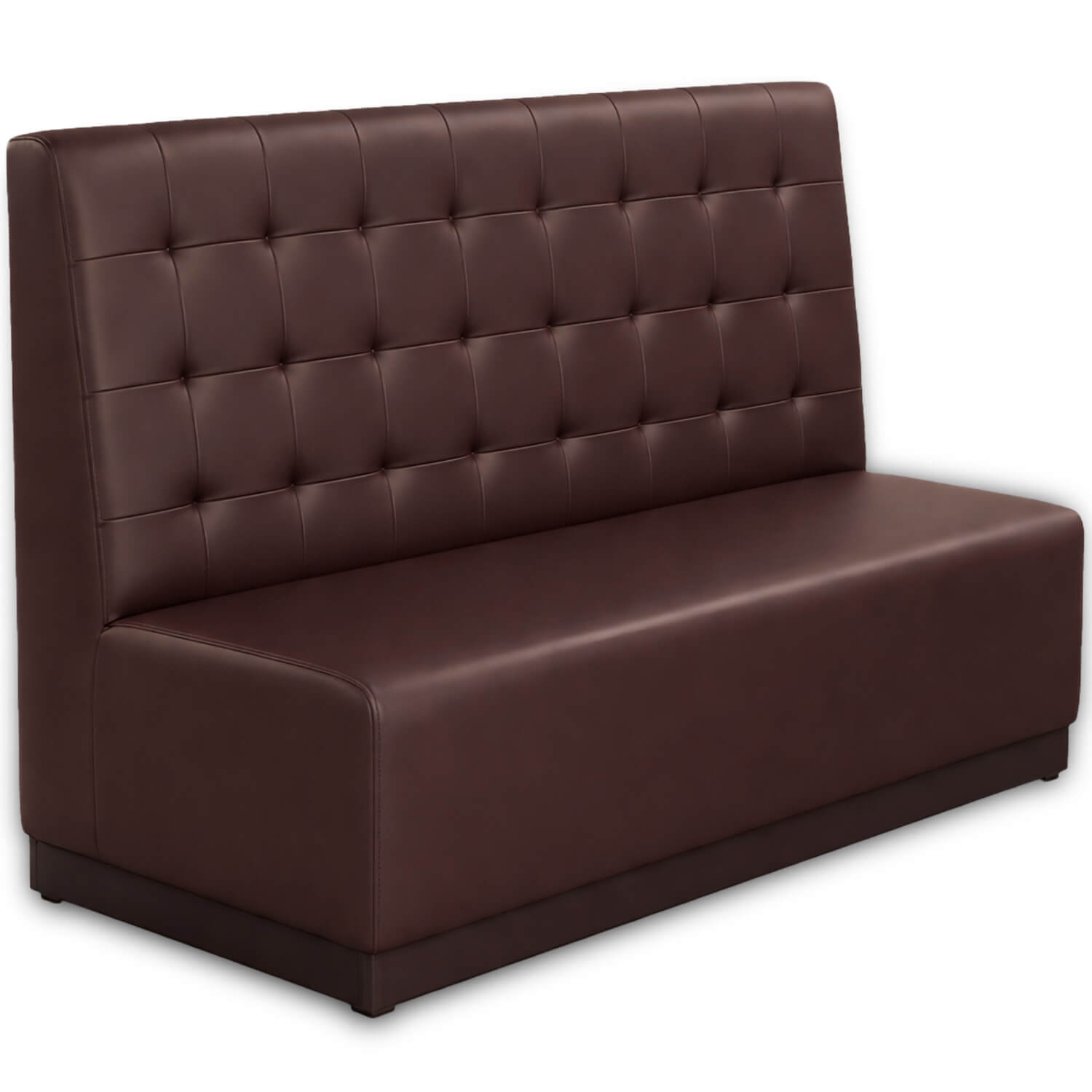 Horeca-Eetbank-Napoli-Kunstleer-Bruin-150-cm Horeca-Eetbank-Napoli-Kunstleer-Bruin-150-cm