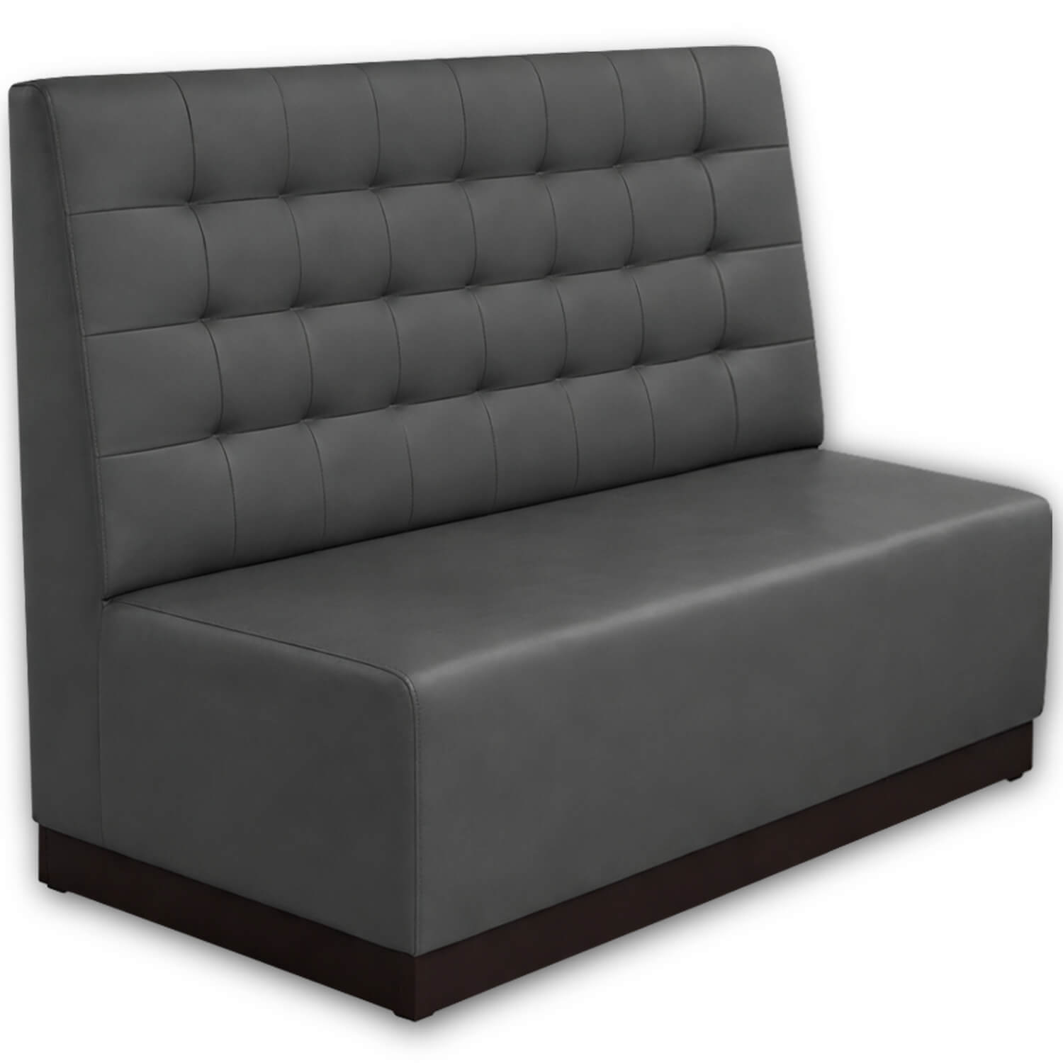 Horeca-Eetbank-Napoli-Kunstleer-Grijs-140-cm Horeca-Eetbank-Napoli-Kunstleer-Grijs-140-cm