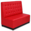 Horeca-Eetbank-Napoli-Kunstleer-Rood-140-cm