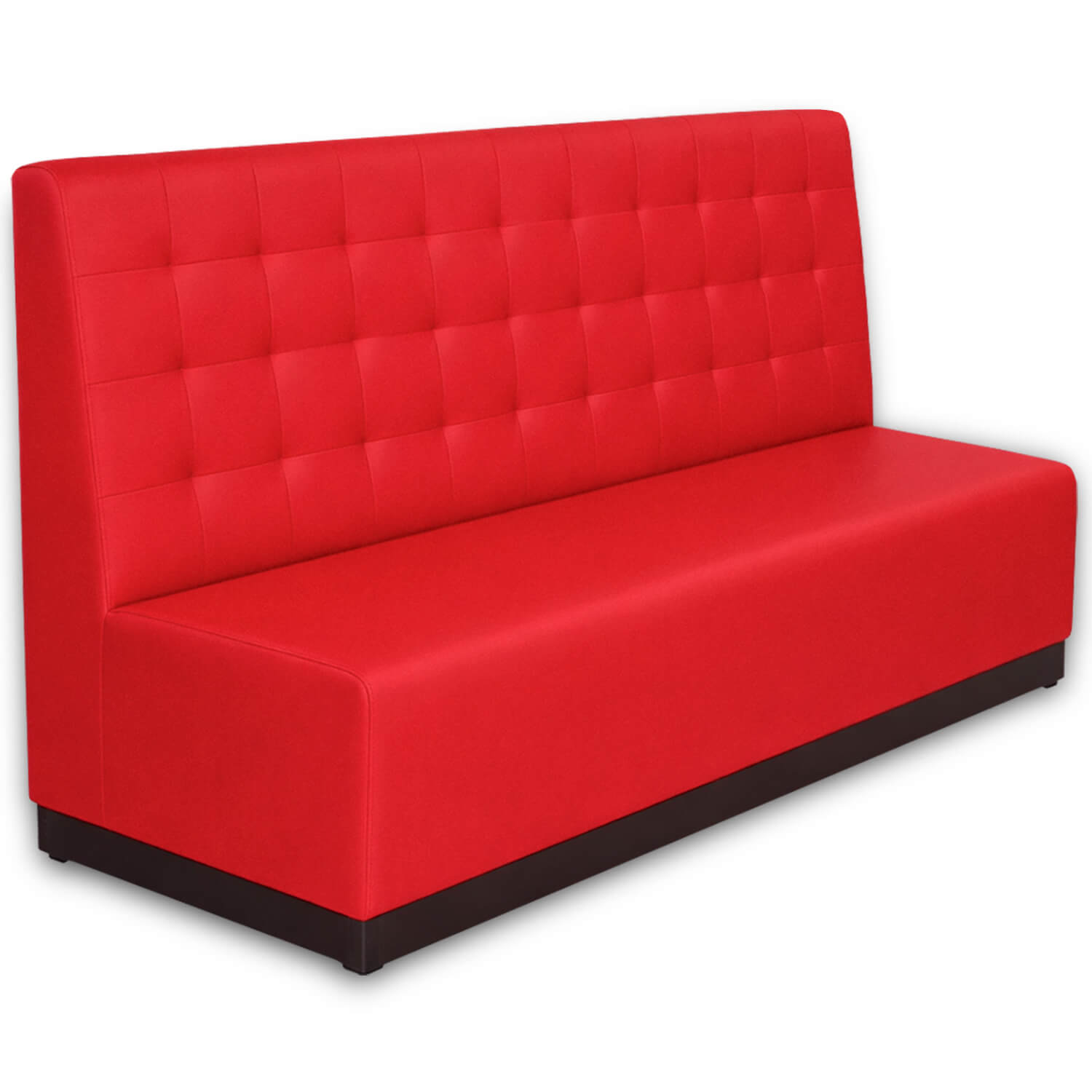 Horeca-Eetbank-Napoli-Kunstleer-Rood-180-cm Horeca-Eetbank-Napoli-Kunstleer-Rood-180-cm