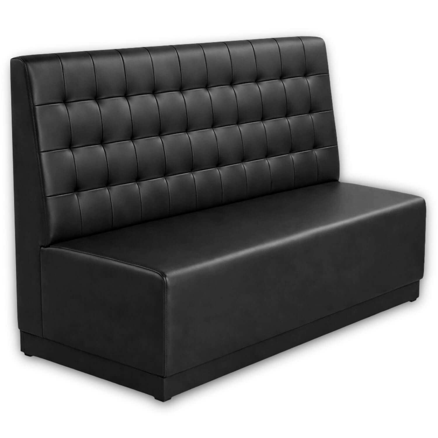 Horeca-Eetbank-Napoli-Kunstleer-Zwart-180-cm Horeca-Eetbank-Napoli-Kunstleer-Zwart-180-cm