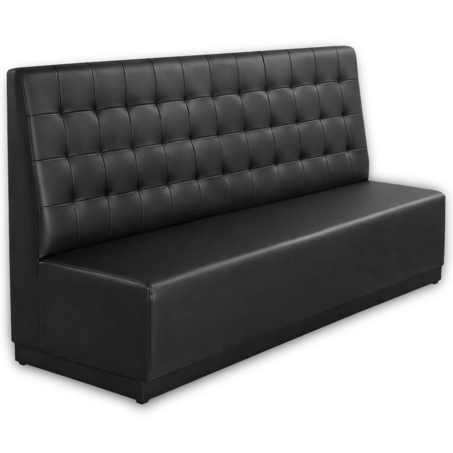 Horeca-Eetbank-Napoli-Kunstleer-Zwart-200-cm Horeca-Eetbank-Napoli-Kunstleer-Zwart-200-cm