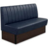 Horeca-Eetbank-SAFRAN-Donkerblauw-Kunstleer-160