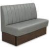 Horeca-Eetbank-Safran-150-cm-Kunstleer-Grijs