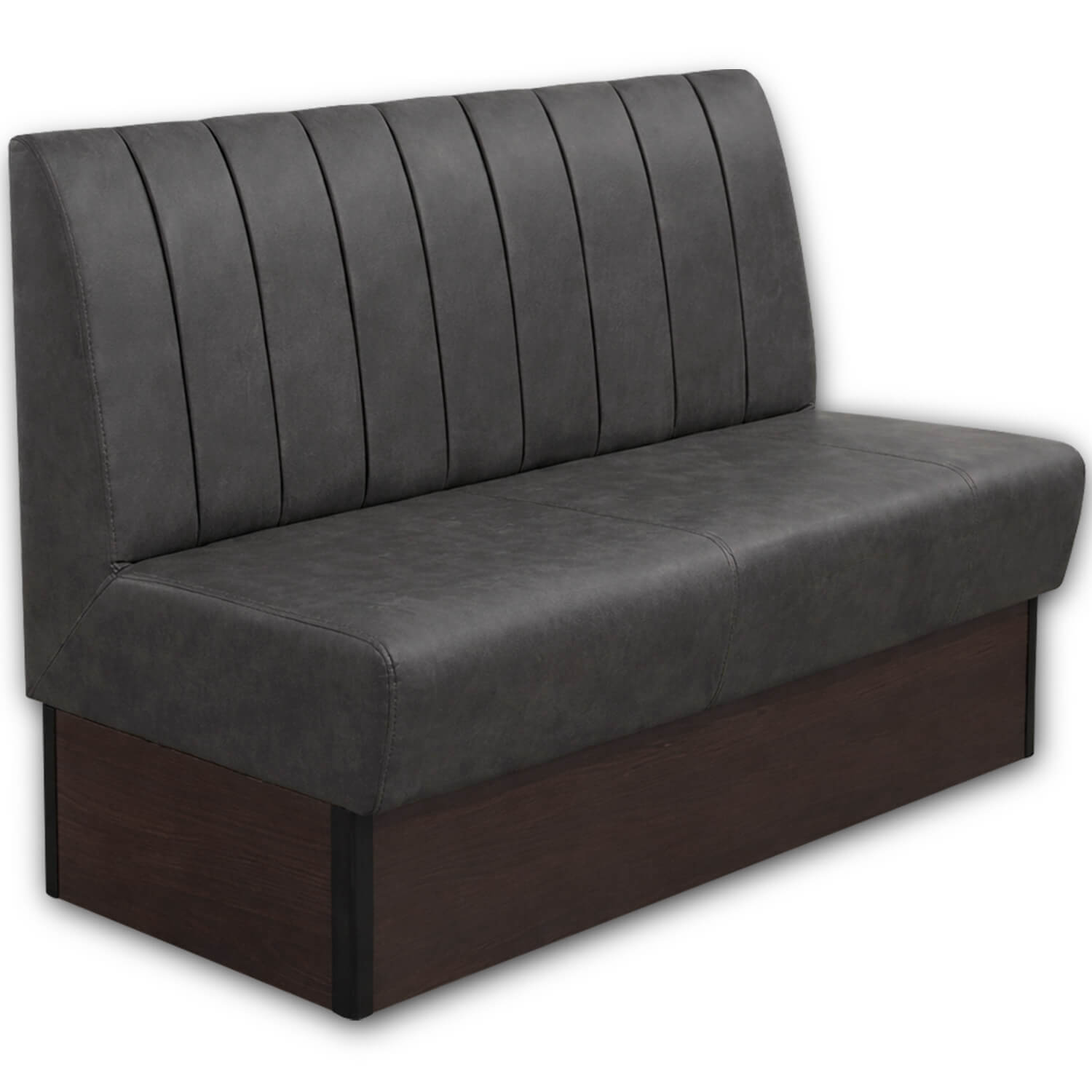 Horeca-Eetbank-Safran-150-cm-Vintage-Microvezel-Antraciet Horeca-Eetbank-Safran-150-cm-Vintage-Microvezel-Antraciet