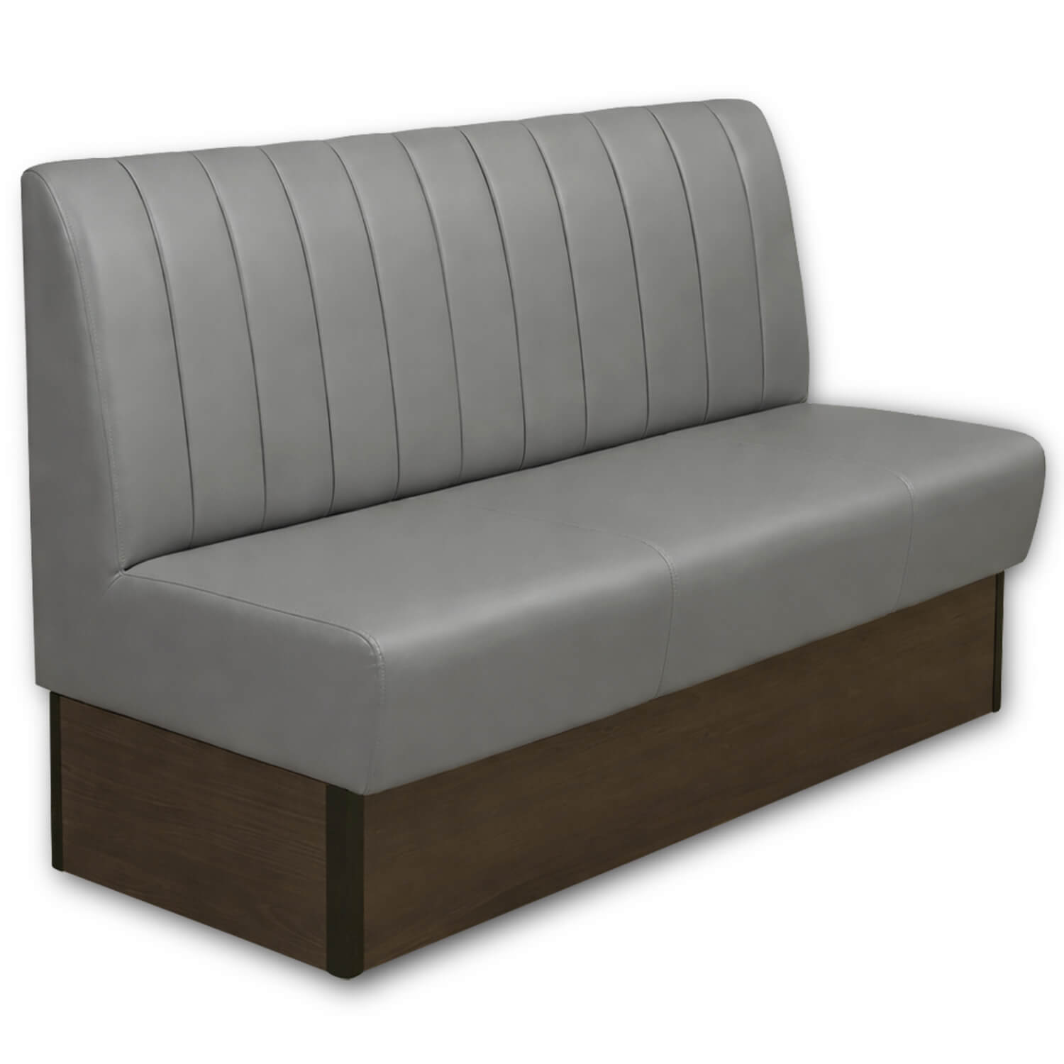 Horeca-Eetbank-Safran-160-cm-Kunstleer-Grijs Horeca-Eetbank-Safran-160-cm-Kunstleer-Grijs