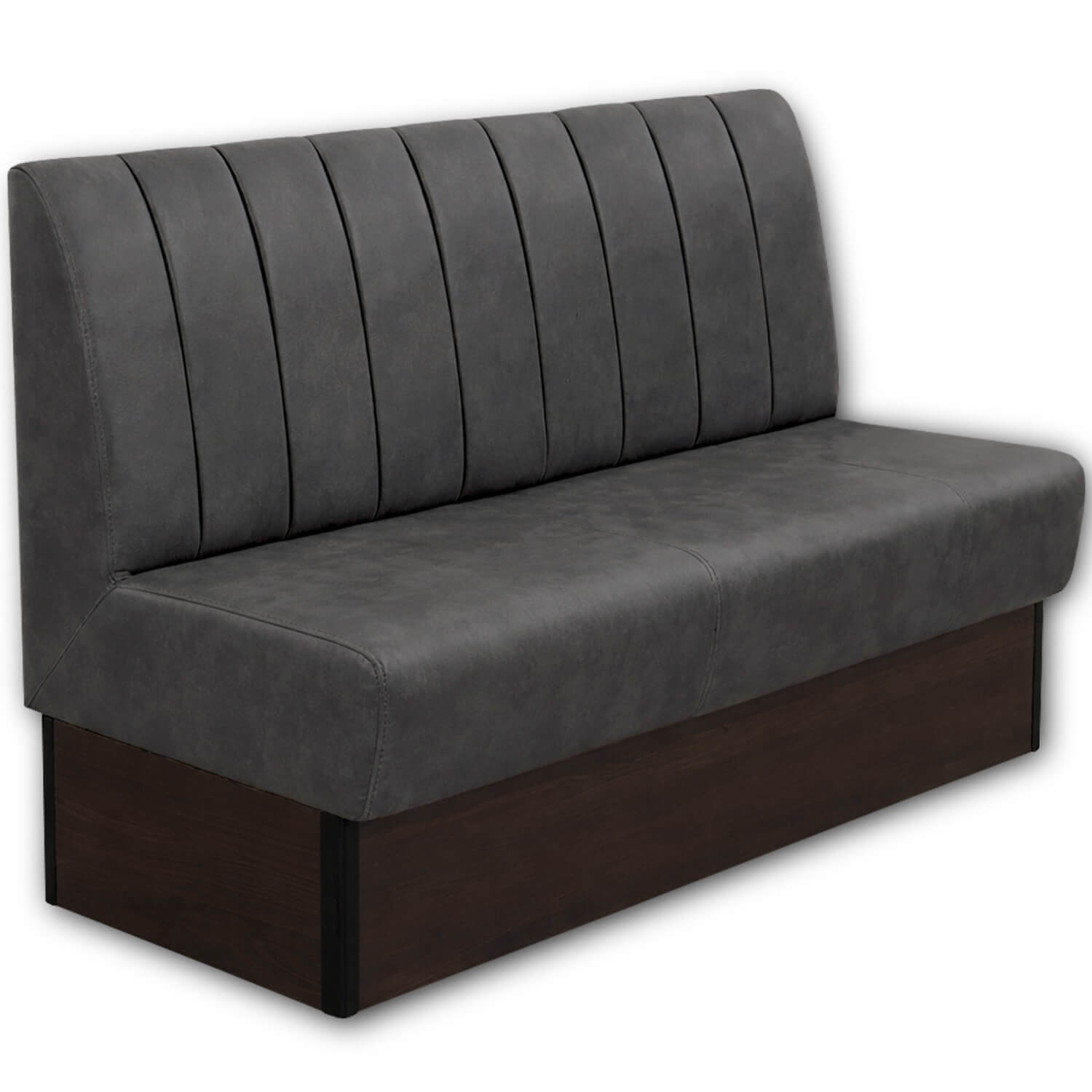 Horeca-Eetbank-Safran-160-cm-Vintage-Microvezel-Antraciet Horeca-Eetbank-Safran-160-cm-Vintage-Microvezel-Antraciet