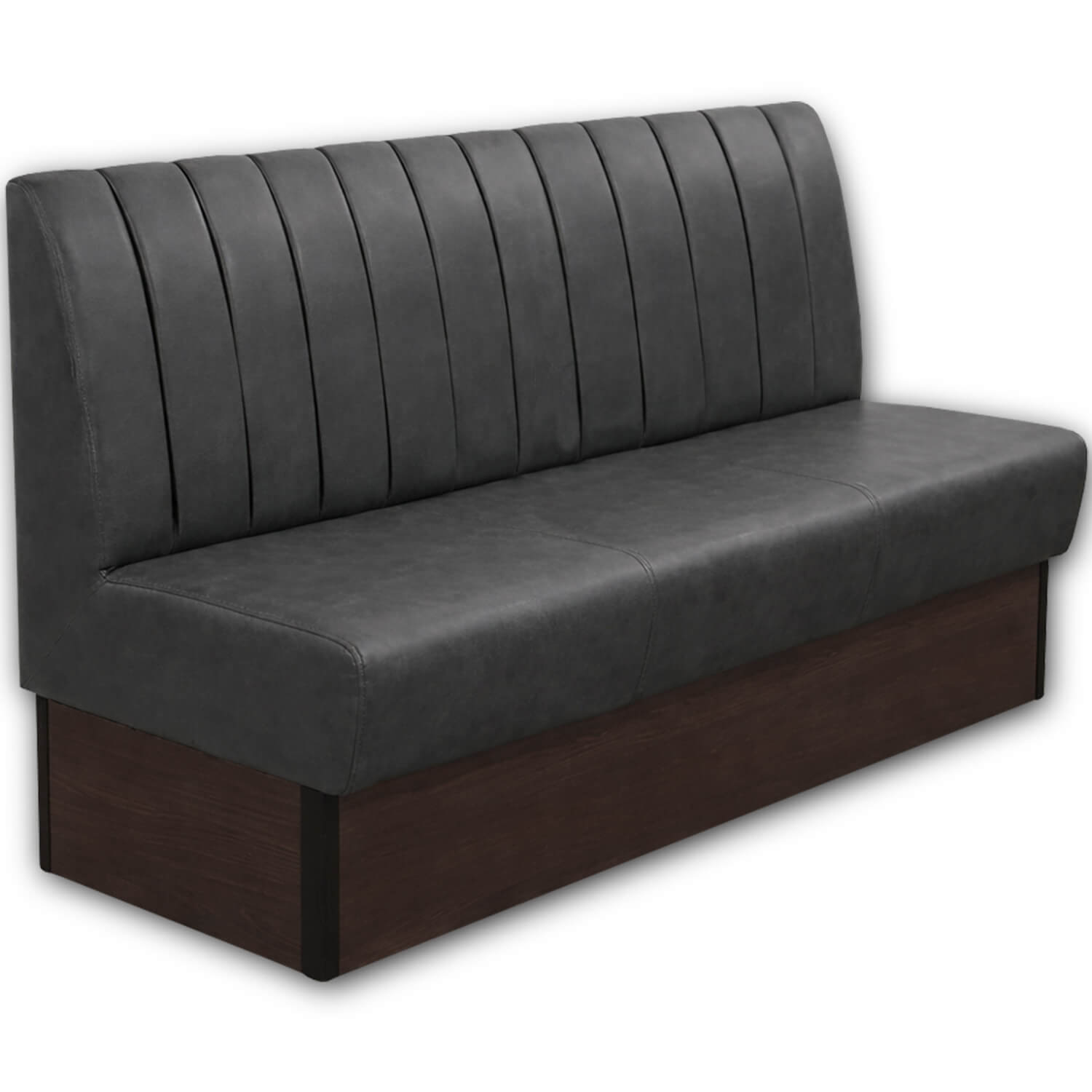 Horeca-Eetbank-Safran-180-cm-Vintage-Microvezel-Antraciet Horeca-Eetbank-Safran-180-cm-Vintage-Microvezel-Antraciet