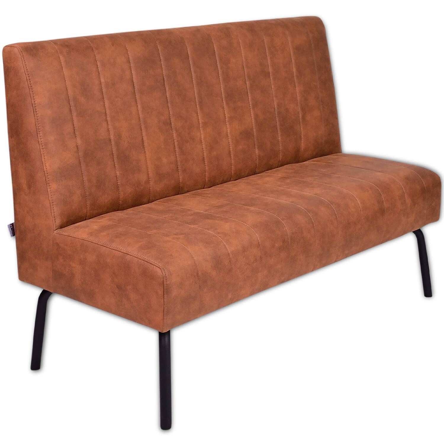 Horeca-Eetbank-Themis-Microvezel-Cognac-140-cm Horeca-Eetbank-Themis-Microvezel-Cognac-140-cm
