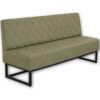Horeca-Eetbank-Troje-Fluweel-Velvet-Groen-200-cm