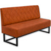Horeca-Eetbank-Troje-Fluweel-Velvet-Roest-160-cm