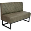 Horeca-Eetbank-Troje-Vintage-Microvezel-Olijf-140-cm