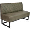Horeca-Eetbank-Troje-Vintage-Microvezel-Olijf-150-cm