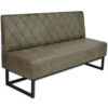 Horeca-Eetbank-Troje-Vintage-Microvezel-Olijf-160-cm