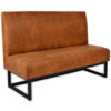 Horeca-Eetbank-VESLA-Cognac-Vintage-Microvezel-150-cm