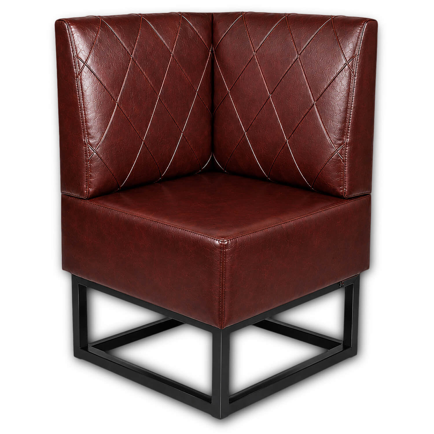 Horeca-Hoek-Eetbank-TROJE-Bruin-Kunstleer-DD02
