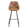 Horeca-Metalen-Bar-Armstoel-BIAS-Cognac-Microvezel-1-1200x1200