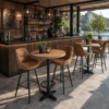 Horeca-Metalen-Bar-Armstoel-BIAS-Cognac-microvezel-1-1200x1200