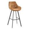 Horeca-Metalen-Bar-Armstoel-BIAS-Goud-VelvetFluweel