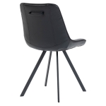 Chaise de Restaurant - CARMEN - Simili Cuir Vintage Noir – Image 4
