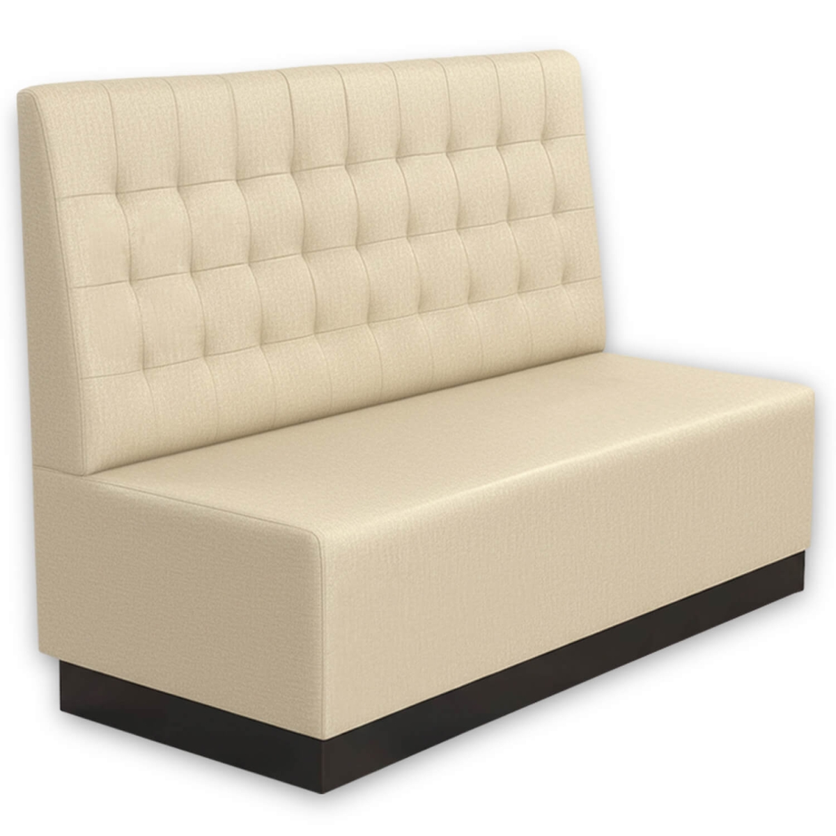 Horeca-Eetbank-NAPOLI-Creme-Stof-150-cm